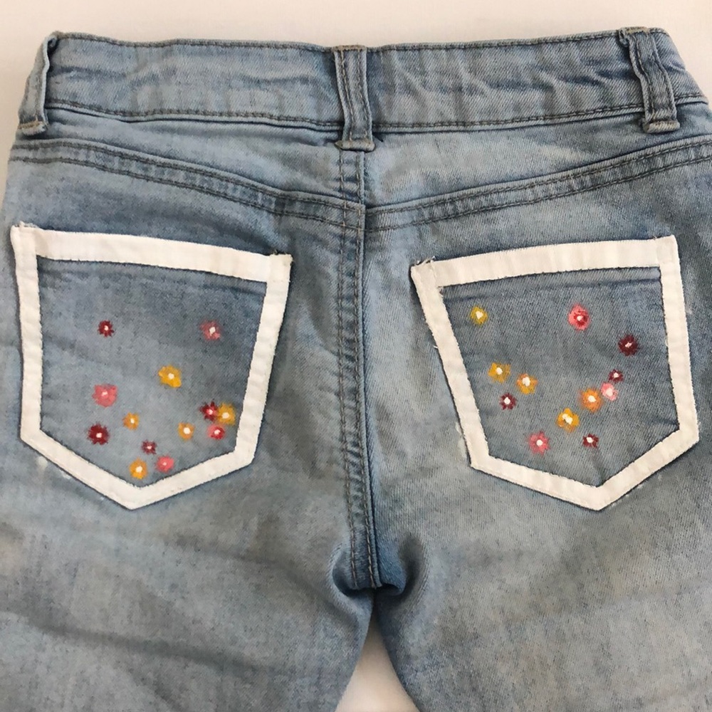 Little girls size 6 jean shorts